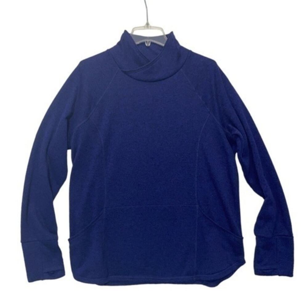 Tek Gear Pullover Sweatshirt Women’s Plus Size XXL Mock Neck blue